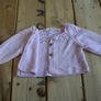 NEXT baby girl pink cardigan 0-3 months Image 2