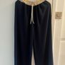 Navy Co-ord set with gold trim Image 3