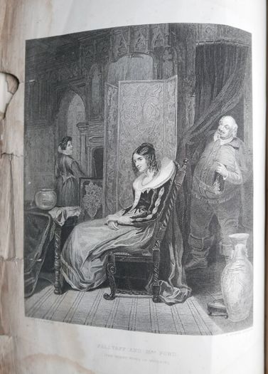 Antique (big and heavy) Imperial Shakespeare 1800s, Charles Knight, ,Volume 1