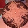 japanese style wooden umbrella Image 2