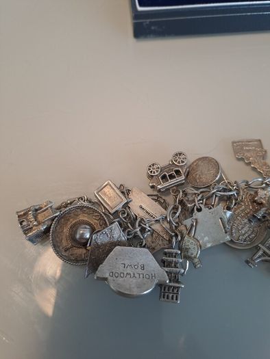 silver charm bracelet