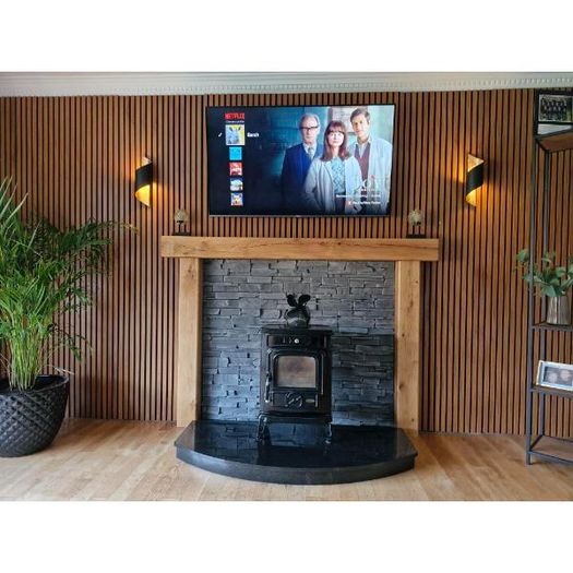 Mantel & Uprights Timber Beam Surrounds