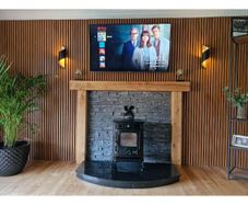 Mantel & Uprights Timber Beam Surrounds