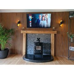 Mantel & Uprights Timber Beam Surrounds