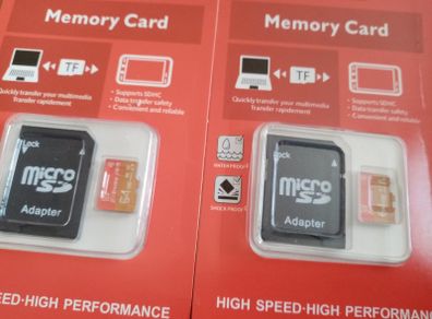 New 64g memory cards.