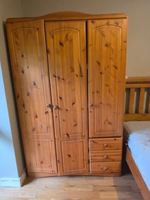 Double Wardrobe with shelving