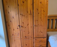 Double Wardrobe with shelving