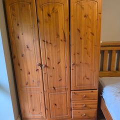 Double Wardrobe with shelving