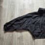 Black, cropped zip-up windbreaker jacket ZARA size 10 Image 3