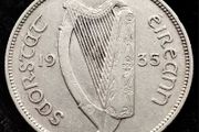 [#2114] - Ireland 1935 | Irish 2s | Irish Florin | Salmon | KM.7