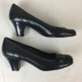 Areosoles Ladies Black Mid Heel Court Shoes Size 8 Unworn Image 5