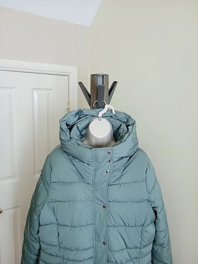 Padded long coat
