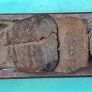 : Antique Wooden Bench Plane with Tote Handle & Iron Blade  Vintage Joiner Tool Image 3
