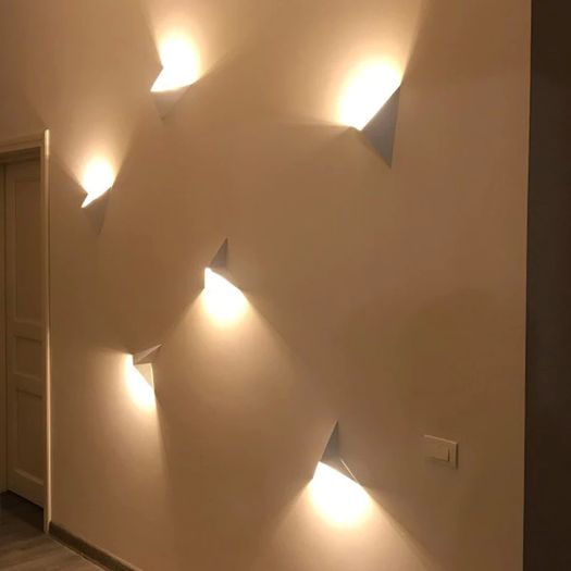 Modern minimalist triangle shape LED Wall Lamps Nordic style Indoor Wall Lamps