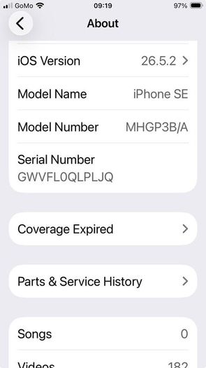 Apple iPhone SE Black - 64GB