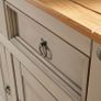 rey Storage Cupboard Solid Pine 2 Drawer 2 Door Wooden Mexican Cabinet Image 2