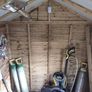 Garden Shed 6 foot w x 8 foot L and 7 foot high Image 4