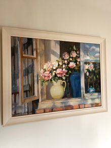 Oil painting by latvian artist Valery Baida 91x71cm