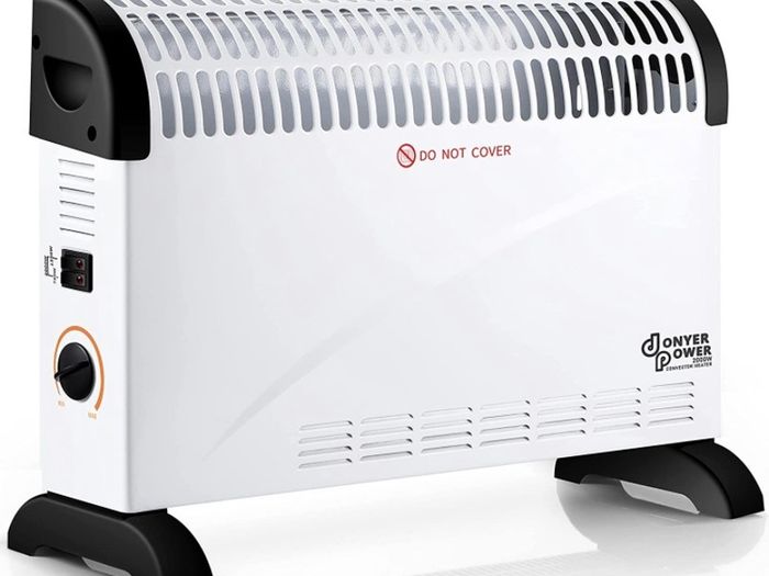 Convector Radiator Heater 2000W Room Heating with Adjustable Thermostat MULTIPLE COLOURS AVAILABLE (FREE POSTAGE)