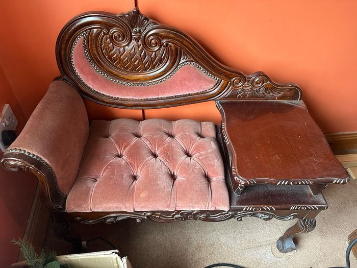 telephone hall table with seat