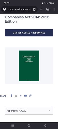 Companies Act 2014 (2025 Edition)
