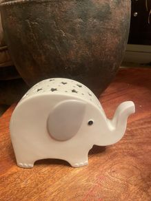 Aynsley ceramic elephant from the Animal Party Nursery Collection,