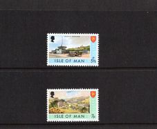 1975 Isle of Man Independent Postal Administration First Definitive Series new Values Values Stamp Presentation Pack