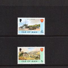 1975 Isle of Man Independent Postal Administration First Definitive Series new Values Values Stamp Presentation Pack