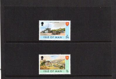 1975 Isle of Man Independent Postal Administration First Definitive Series new Values Values Stamp Presentation Pack