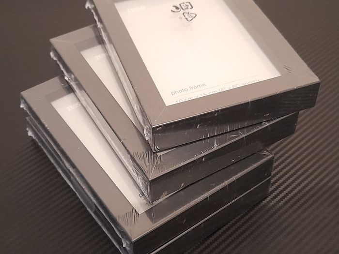 FOUR Thick 10 cm x 15 cm Photo Frames (Brand New Sealed)
