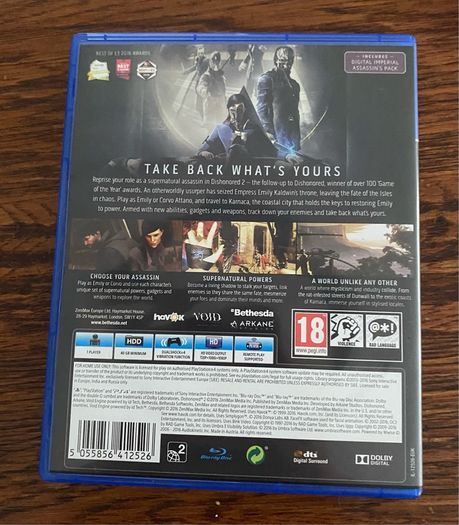 ps4 game: dishonored 2 - game tested