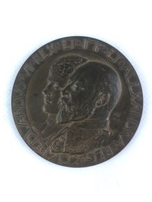 Rare King Edward VII & Queen Alexandra Coronation Medal