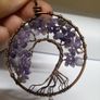 Amethyst Handmade Tree of Life Crystal Suncatcher Image 7