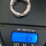 Vintage chunky 925 Silver Linked Ring Image 4