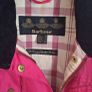 Beautiful pink women's Barbour jacket Image 4