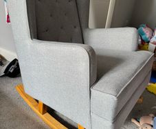 Cot Bed with mattress + Rocking Chair