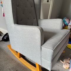 Cot Bed with mattress + Rocking Chair