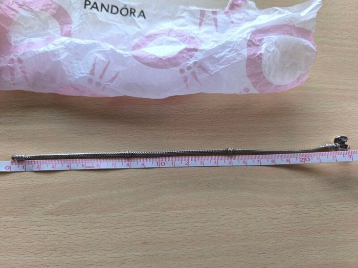 Pandora Sterling Silver Snake Chain Bracelet 24cm