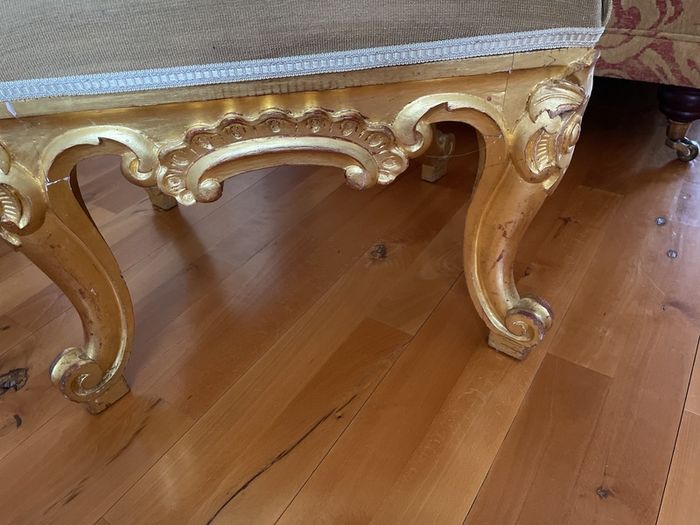 2 Antique Foot Stools (Euro250 for both) (paid 600+) - Never Used