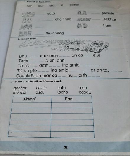 Fallons vintage Gaeilge books
