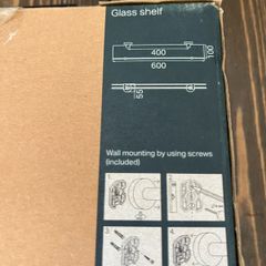 bathroom shelf in box