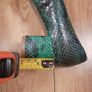Marks & Spencer Insolia Green Snake Print Block Heel Pumps Court Shoes 4UK/37EU/23 cm Image 10