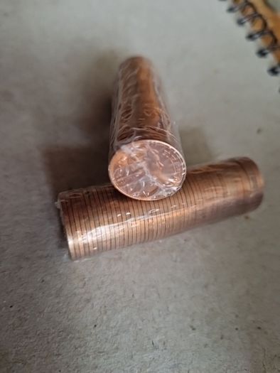 2 rolls mint coins 1971 uncirculated coins