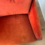 Armchairs - Pair - Oriana B - Burnt Orange Velvet Image 6