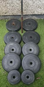 Weights 62KG + 5FT Barbell