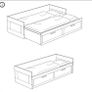 Single/Double Sofa bed Image 2
