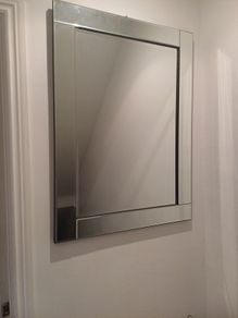 Silver Mirror 91cm L x 67cm