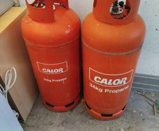 gas bottles x 2