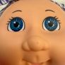 Cabbage Patch Kids Deluxe Tiny Newborn (Splash 'n Float) Splash 'n Float Zebra Swimsuit Blue Eyes Used Dirty Please see photos Image 3