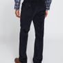 Mens Dark Navy Regular Fit Stretch Cords W38 L35 Image 3